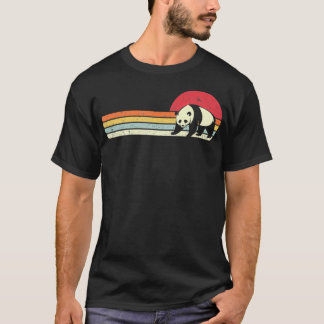 Camiseta Estilo Retro Panda