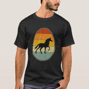 Camiseta Estilo Retro Páscoa Páscoa Engraçada De Ovos Di