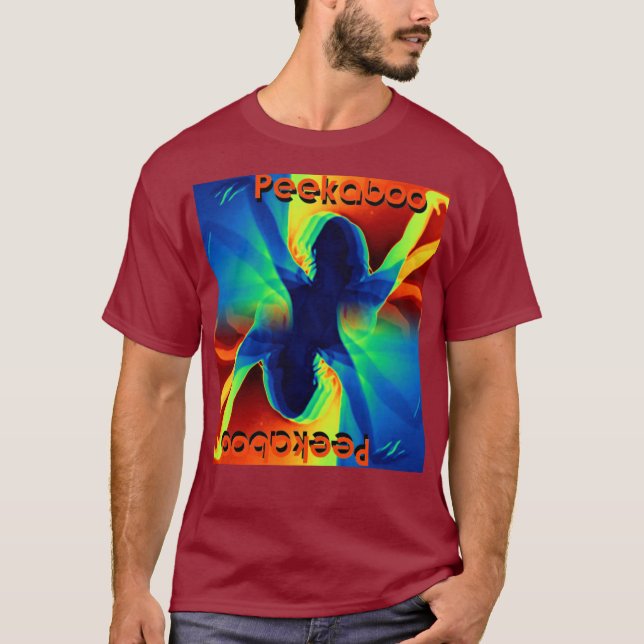Camiseta Estilo Retro Psicodélico Peekaboo (Frente)