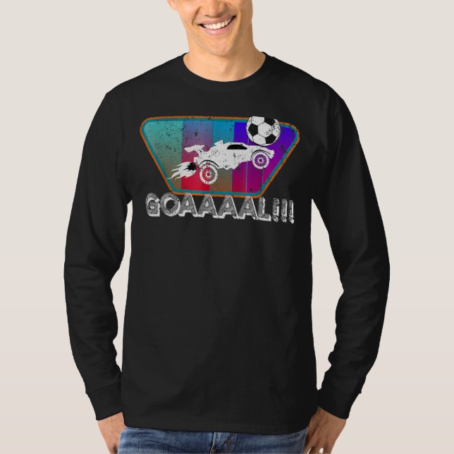 Camiseta Estilo Retro Rocket Rc Ccccc Carro Engraçado Jogad (Frente)
