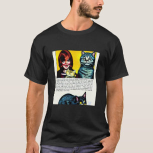 Camiseta Estilo Retro, Vintage Ad Cutest Fun Cats Kit