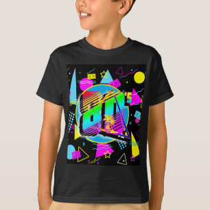 CAMISETA ESTILO RETRÔ VINTAGE DOS ANOS 80