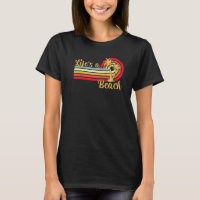 Estilo Retro Vintage Palm Tree Tropical Beach Vaca