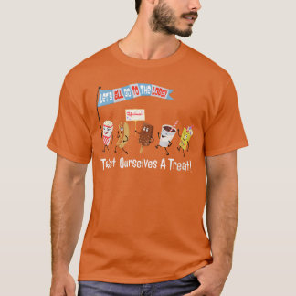 Camiseta estilo retrô Womens Lets All Goohe Lobbyr