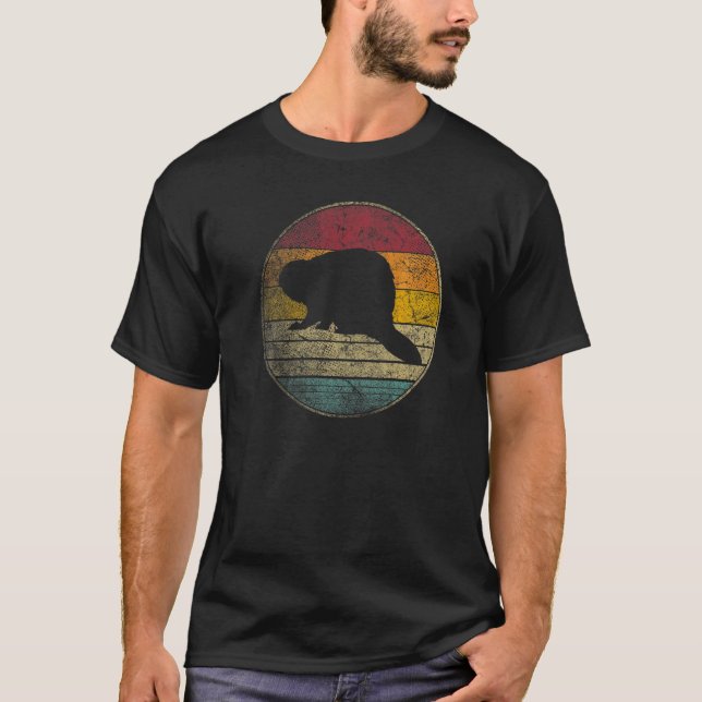 Camiseta Estilo Retroativo De Estilo De Retro Gif De Pavime (Frente)