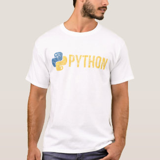 Camiseta Estilo Retroativo do Programador Python