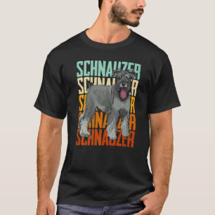 Camiseta Estilo Retroativo do Proprietário do Cachorro Schn