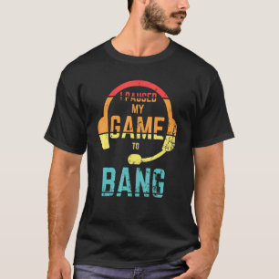 Camiseta Estilo Retroativo Que Parei Meu Jogo Para Fazer A
