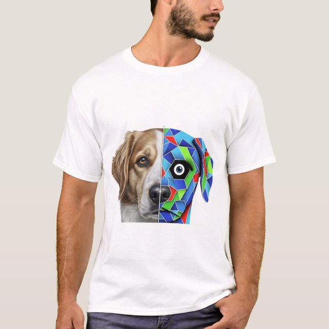 camiseta estilo robótico (Frente)