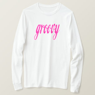 Camiseta Estilo Rosa Groovy