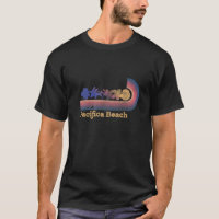 Estilo S de Anos 80 das Flores Tropicais da Praia