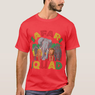 Camiseta Estilo Safari Leão Gangue Animal Vida Selvagem