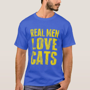 Camiseta Estilo Scratchy dos gatos reais do amor dos homens