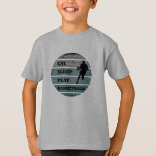 Camiseta estilo solar vintage basquetebol