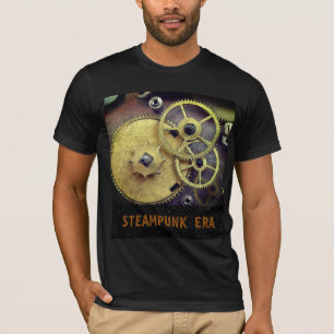 Camiseta Estilo Steampunk Gears T-Shirt, Homens