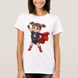 Camiseta estilo super-herói