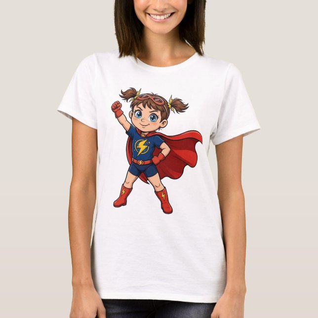 Camiseta estilo super-herói (Frente)
