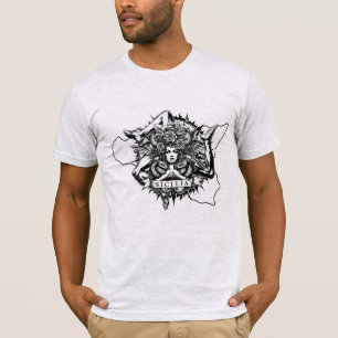Camiseta Estilo Tatuagem Trinacria Siciliana