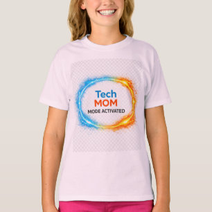 Camiseta Estilo Tech da Mamãe