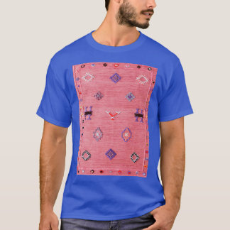 Camiseta Estilo tradicional marroquino cor-de-rosa oriental