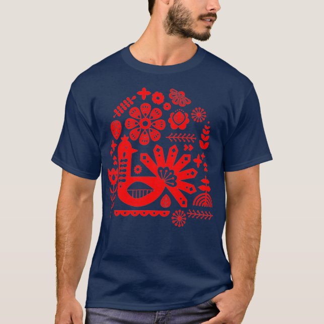 Camiseta Estilo Ucraniano Vyshyvanka (Frente)