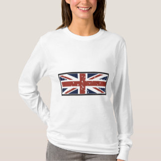 Camiseta Estilo Union Jack do Grunge