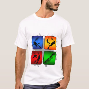 Camiseta Estilo urbano do mergulho autónomo surpreendente