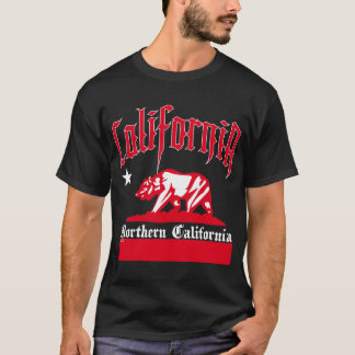 Camiseta Estilo urbano do urso de Califórnia