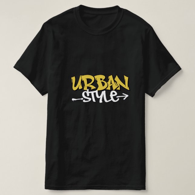 Camiseta Estilo Urbano Mens T-Shirt (Frente do Design)