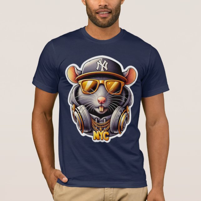 CAMISETA ESTILO URBANO RAT-NYC 2 (Frente)