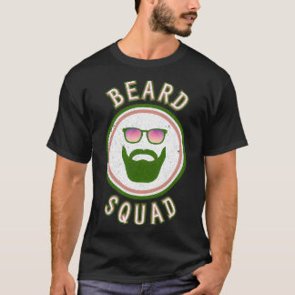 Camiseta Estilo verde SQUAD BEARD