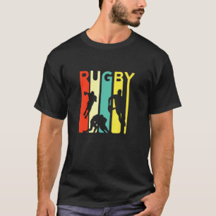 Camiseta Estilo Vintage 1970 Rugby do Esporte