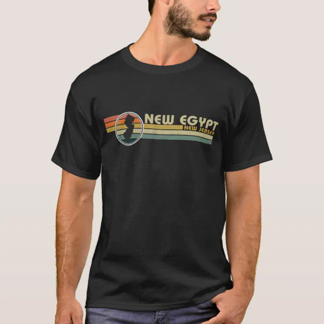 Camiseta Estilo Vintage 1980 NOVO EGITO NJ Zazzle Brasil