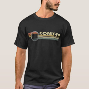 Camiseta Estilo Vintage 1980s CONIFER, CO