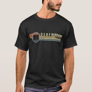 Camiseta Estilo Vintage 1980s U S A F ACADEMY, CO