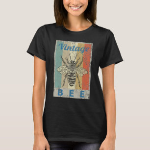 Camiseta Estilo Vintage Abelha Rainha Mel Apicultura