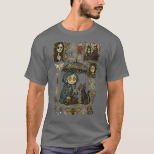 Camiseta Estilo Vintage Coraline