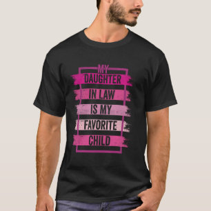 Camiseta Estilo Vintage Divertido Minha Nora É Meu Favorito