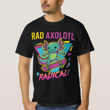 Estilo vintage dos anos 90 Axolote Skate Rad neon