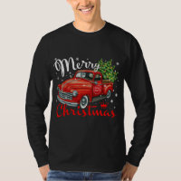 Estilo Vintage Fazenda Red Truck Árvore de Natal