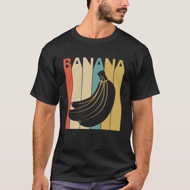 Camiseta Estilo Vintage Fruta de Banana Cute (Frente)