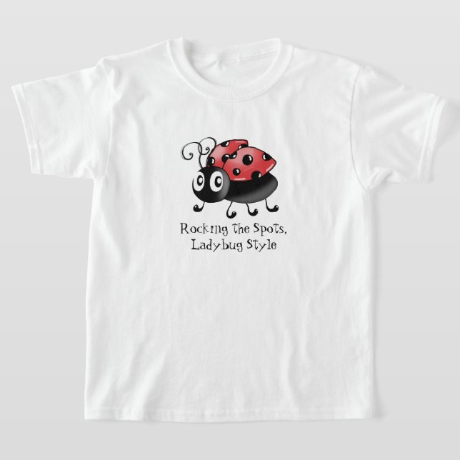 Camiseta Estilo Vintage Ladybug Retro Red Insett Tee (Postura )