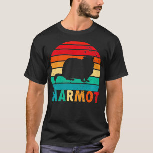 Camiseta Estilo Vintage Marmot Silhouet Tee Love Animais Gi