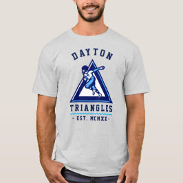 Camiseta Estilo Vintage Moderno Dayton Triangles