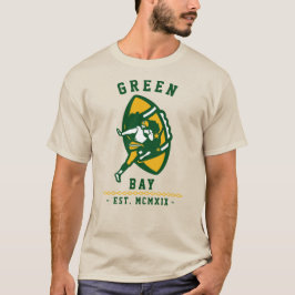 Camiseta Estilo Vintage Moderno de Futebol de Green Bay