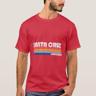 Camiseta Estilo Vintage Retro anos 70 80 Santa Cruz Califór