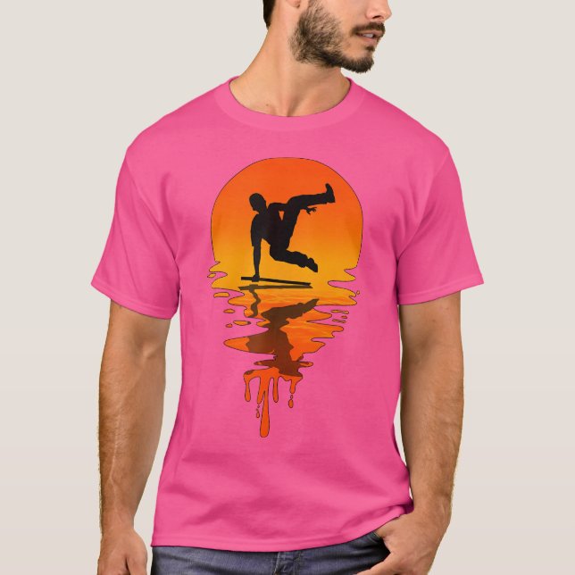 Camiseta Estilo Vintage Retro Parkour (Frente)