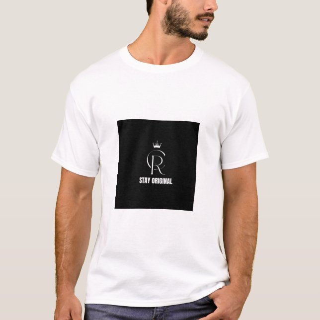 Camiseta Estilosa com Gráfico Impresso (Frente)