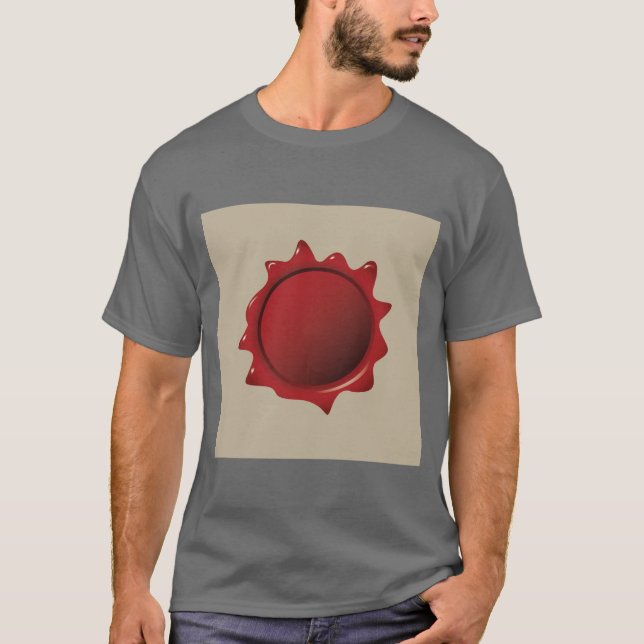 Camiseta Estilosa com Impressão de Cera à Venda (Frente)
