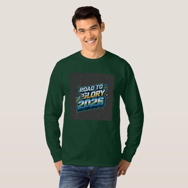 Camiseta Estilosa de Manga Longa Gráfica (Frente Completa)